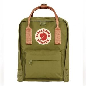 Fjallraven Kanken Mini Backpack - Foliage Green/Peach Sand
